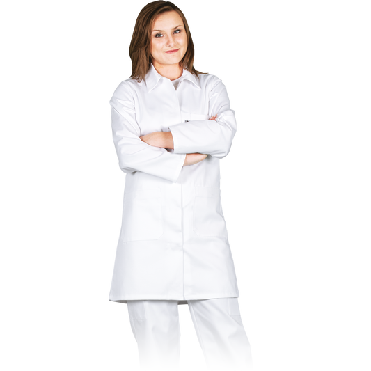 Moteriškas laboratorinis apsiaustas HLC-LAB