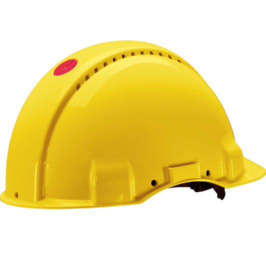 Apsauginis šalmas 3M G3000N, su reguliuojamu mechanizmu, Geltonas