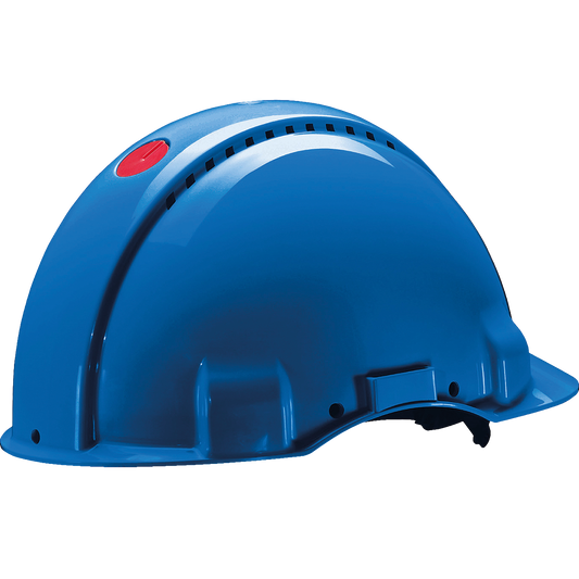 Apsauginis šalmas 3M G3000N, su reguliuojamu mechanizmu, mėlynas