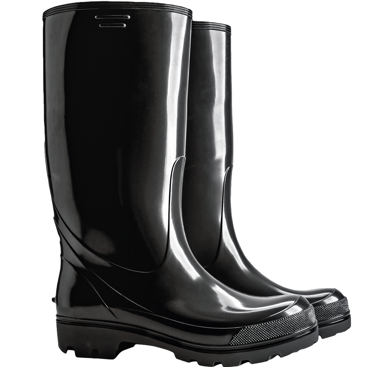 Vyriški aukšti guminiai batai GRANDER OB SRA, juodos spalvos