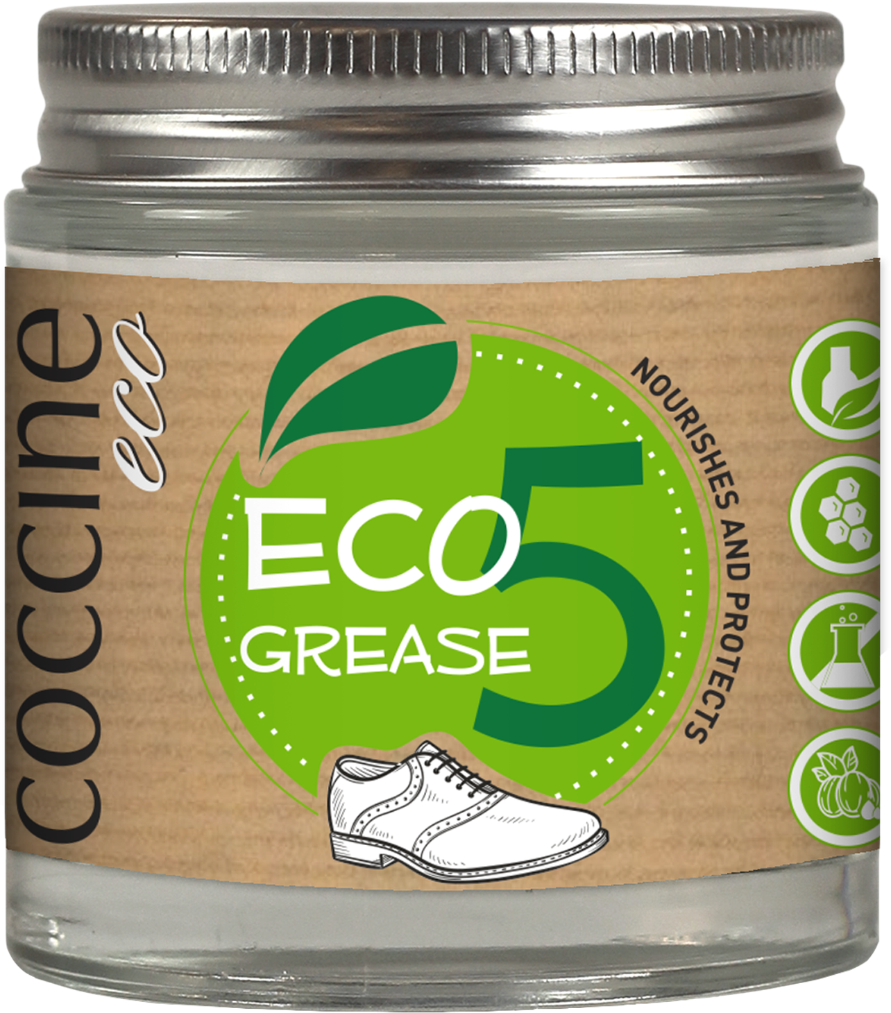 Ekologiškas batų tepalas COCCINE ECOGREASE 100 ml