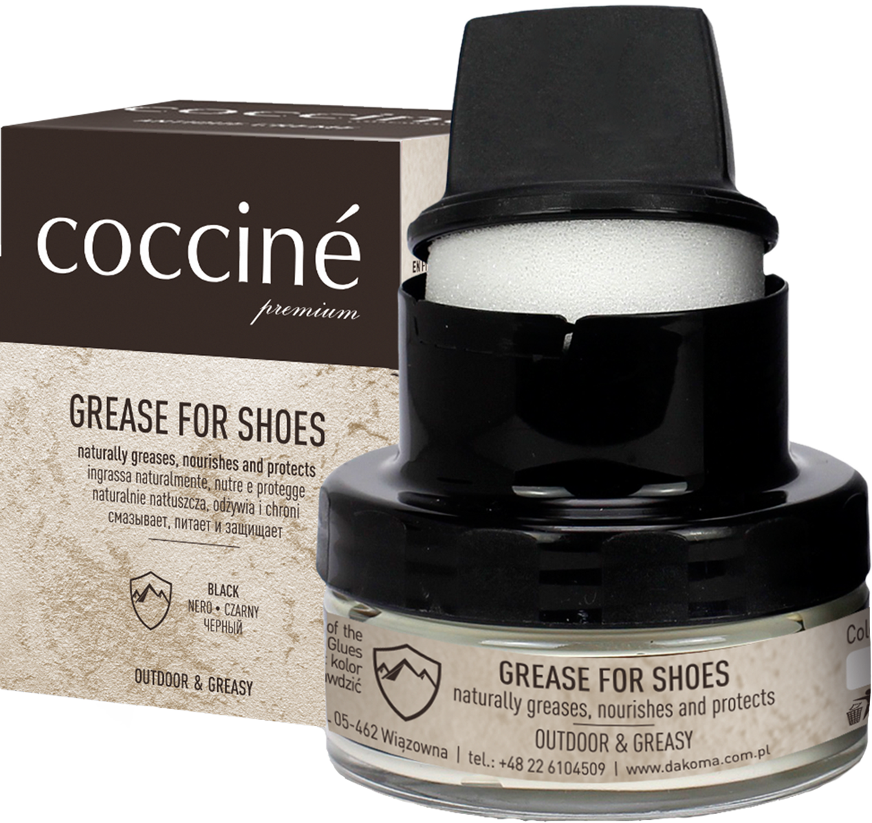 Odos batų apsauginis tepalas COCCINE GREASE 50 ml