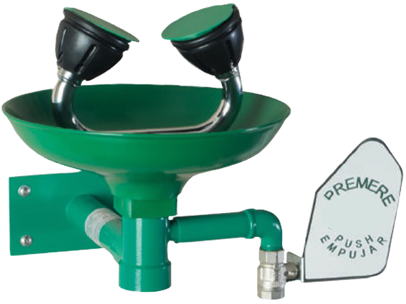 Sieninė akių plovimo stotelė BOCCHI SAFE WORK, montuojamas ant sienos