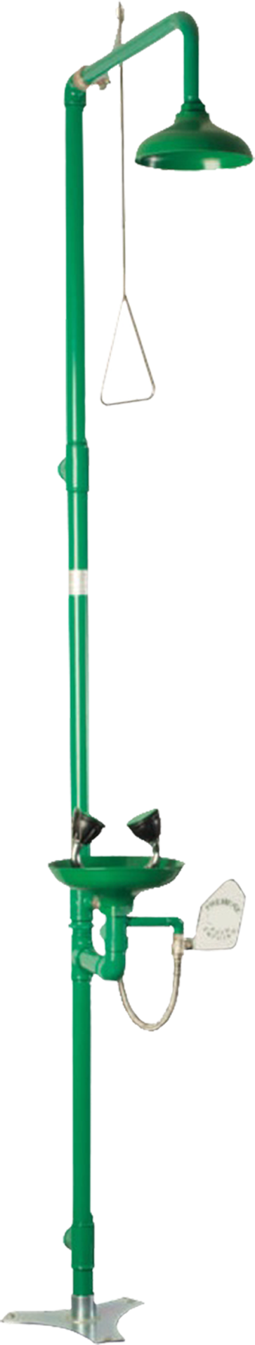 Kombinuotas avarinis dušas su akių ir veido plovimo stotele BOCCHI SAFE WORK, montuojamas ant grindų