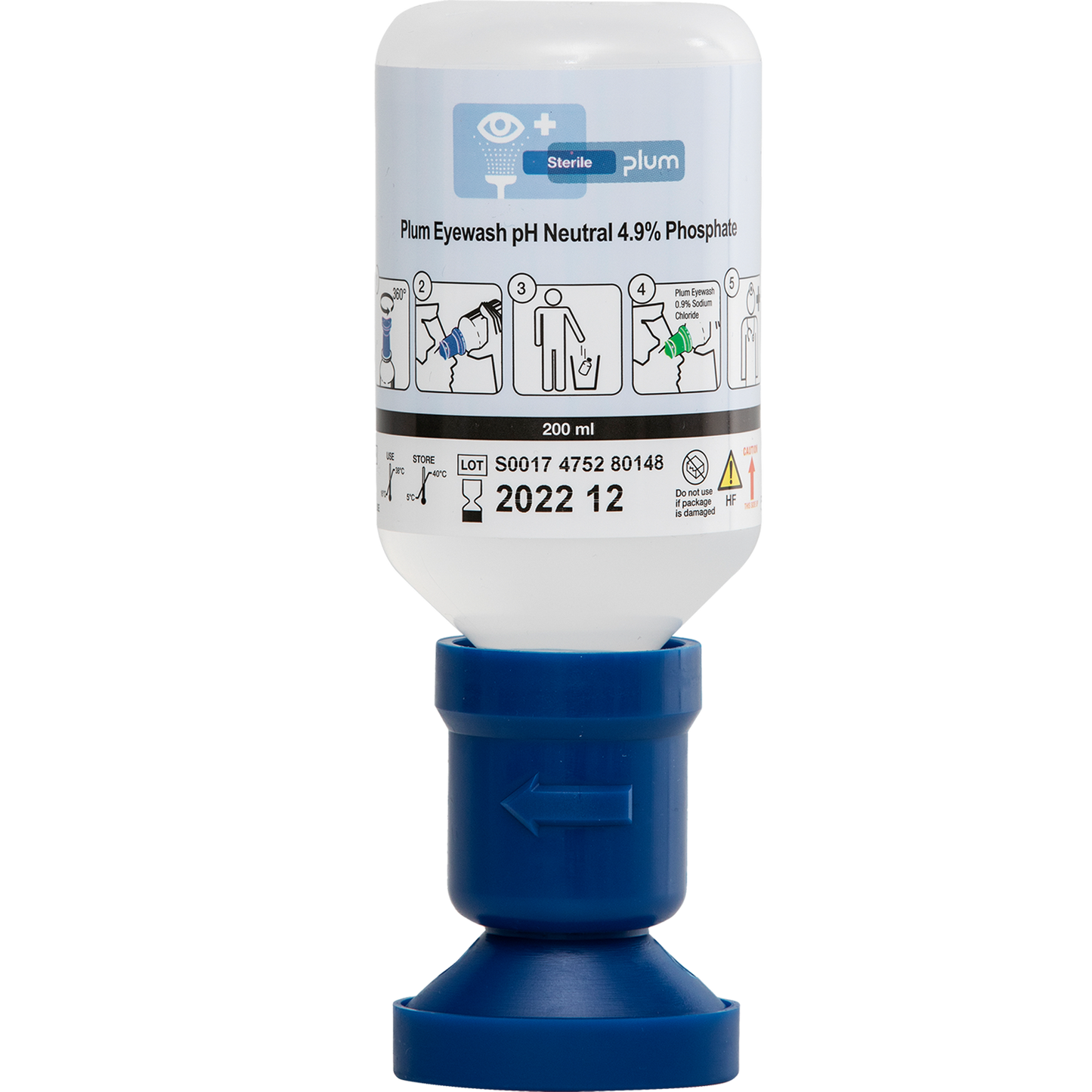 Akių plovimo skystis PLUM pH Neutral, 200 ml