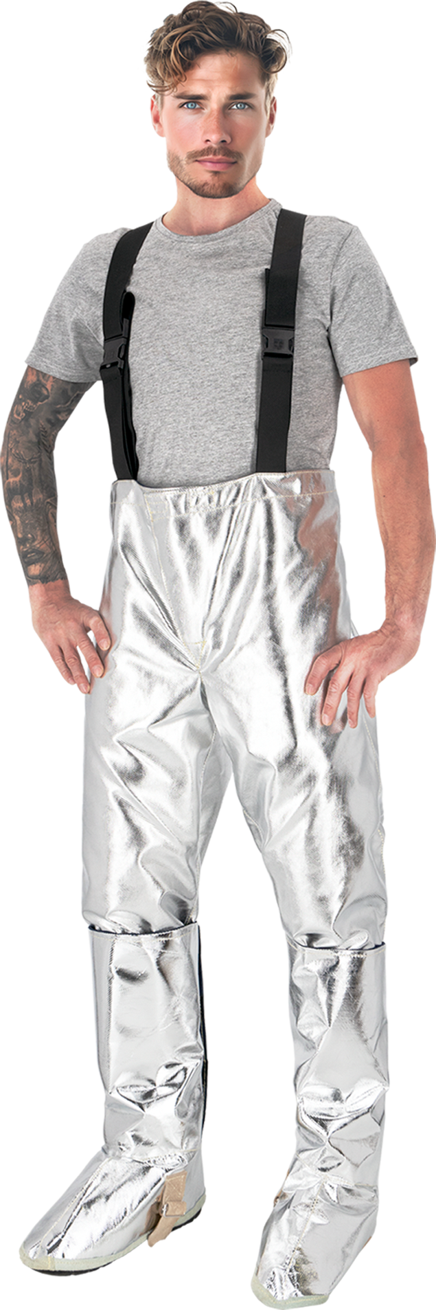 Karščiui atsparios apsauginės kelnės metalurgijos darbams TERMOIZOL T-58 (EN ISO 11612)