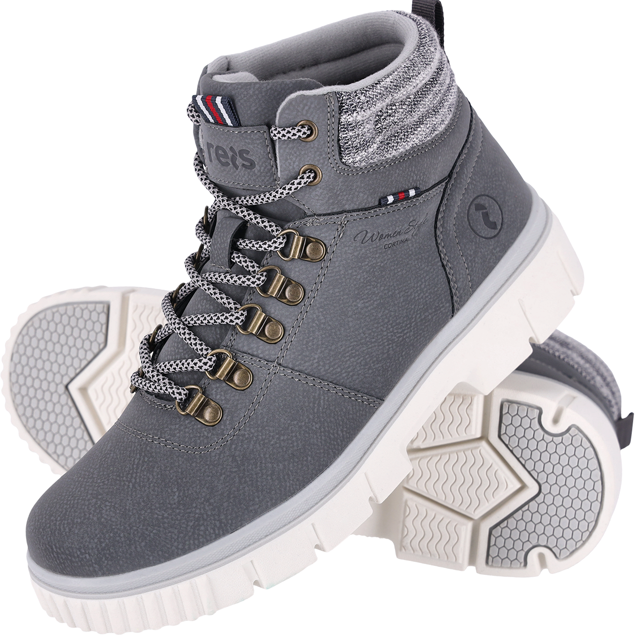 Women's casual shoes CORTINA, gray