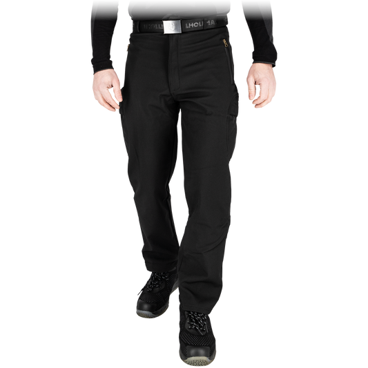 Universalios Softshell tipo kelnės SHELLTANG BLACK, su TPU membrana