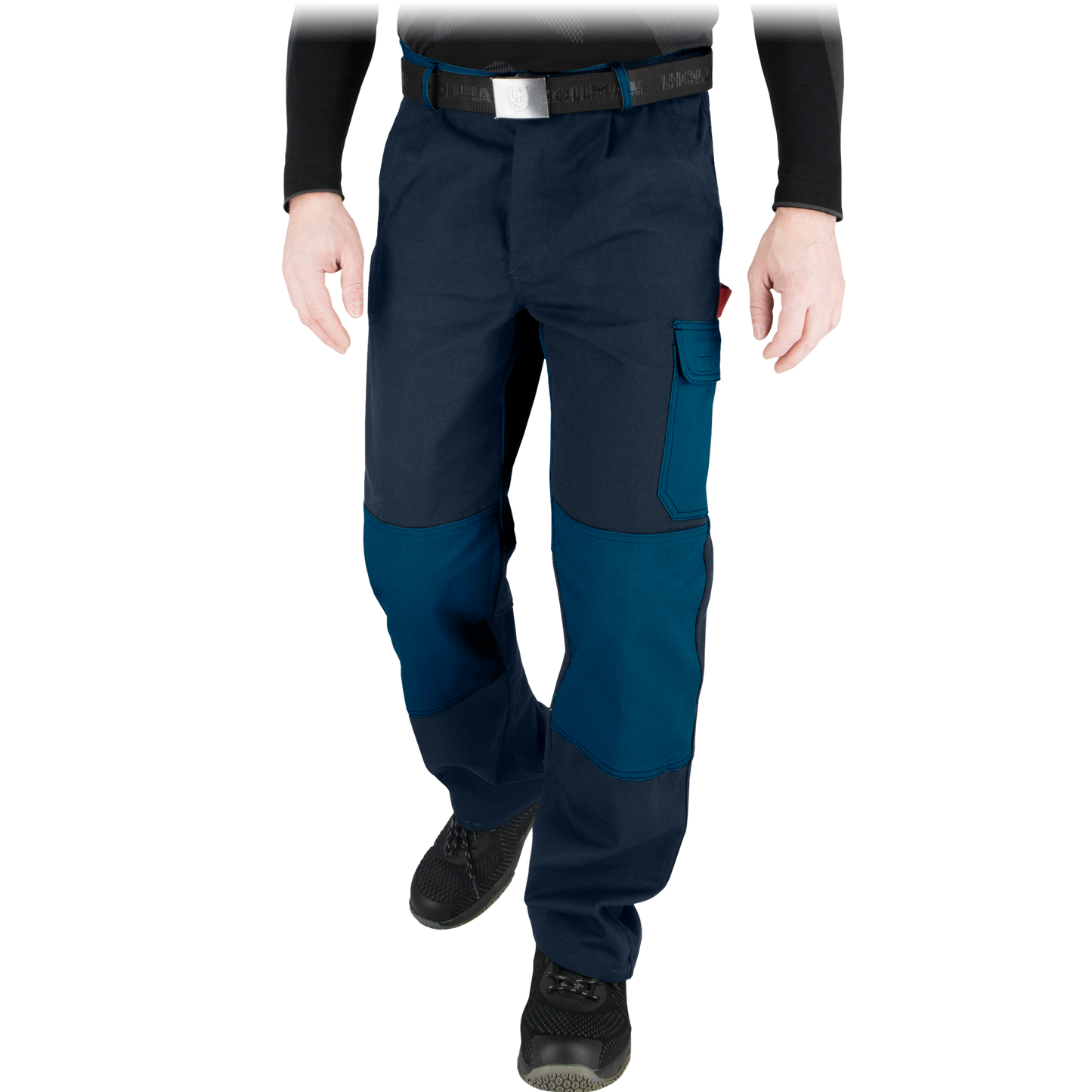 Apsauginės darbo kelnės BOMUL, tamsiai mėlynos spalvos (100 % medvilnė, 270 g/m²)