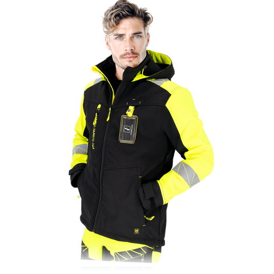 Universali 3-jų sluoksnių Softshell tipo darbo striukė RAUT, su atspariu RIP-STOP audiniu