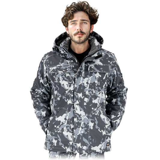 Vyriška 3-jų sluoksnių Softshell universali striukė ORKAN CAMO