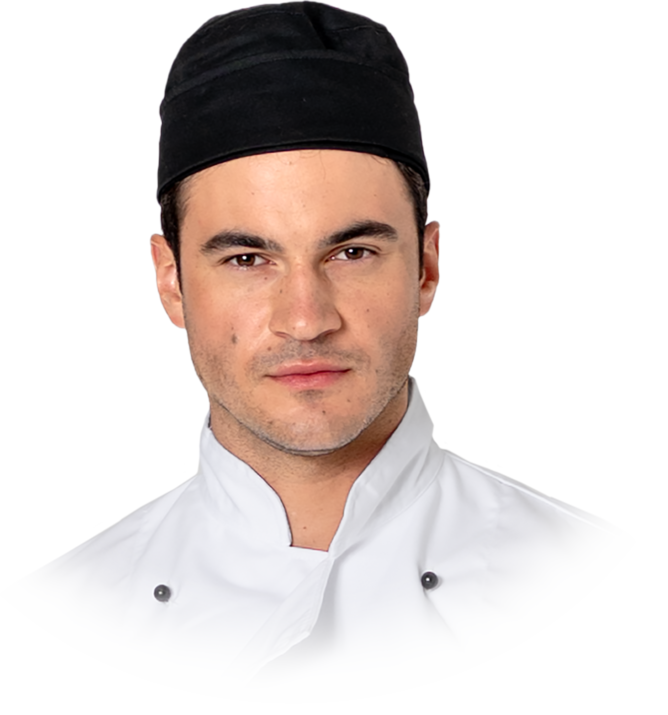 Low chef's hat BLACK