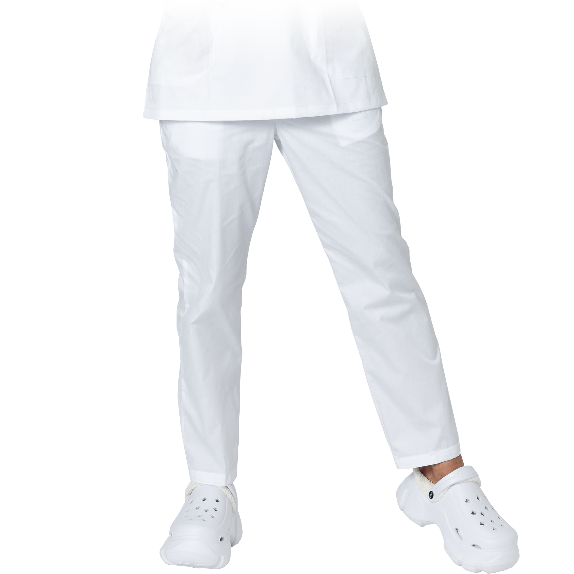 Moteriškos darbo kelnės – medicinai, maisto pramonei, laboratorijoms | DUDU.LT