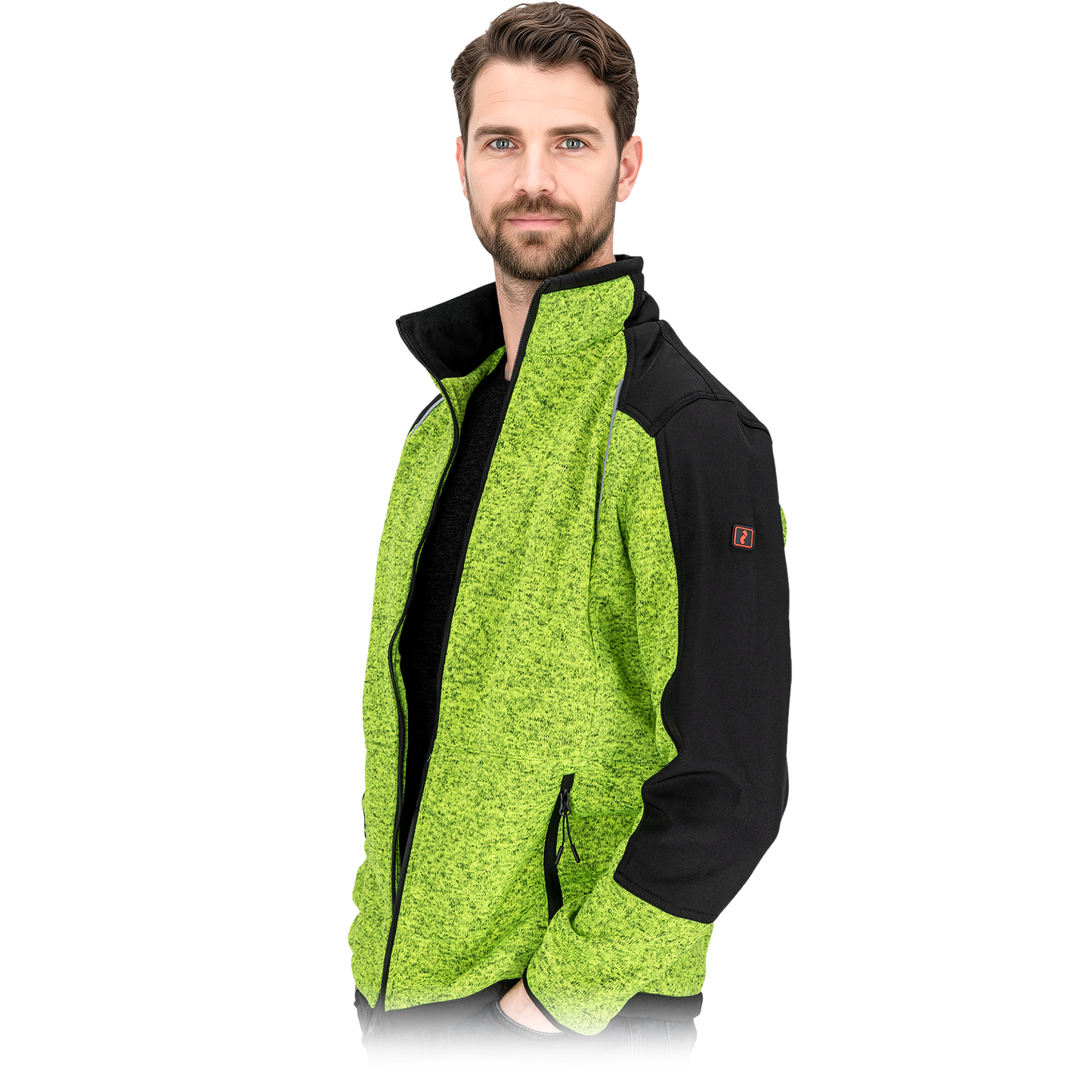 Kokybiškas džemperis SAGEWORK, su fliso pamušalu vidinėje pusėje