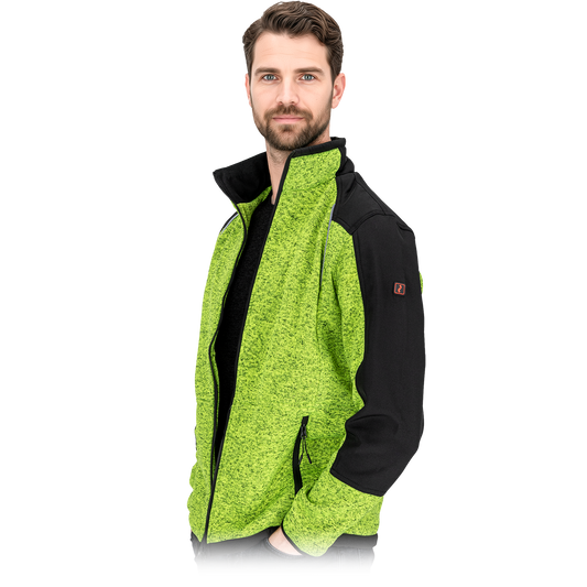 Kokybiškas džemperis SAGEWORK, su fliso pamušalu vidinėje pusėje