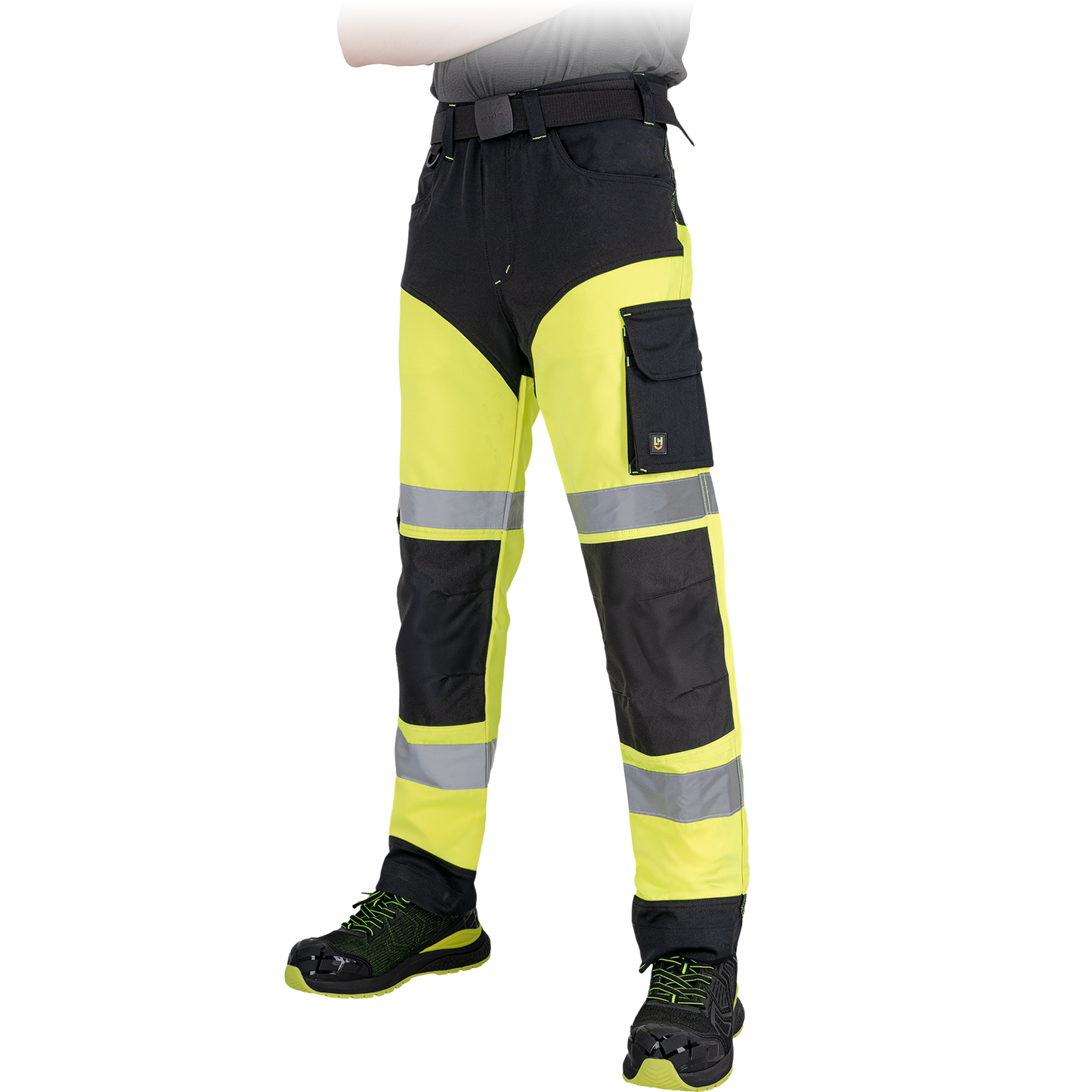 Itin ryškios darbo kelnės HAYFLES, su signalinėmis juostomis