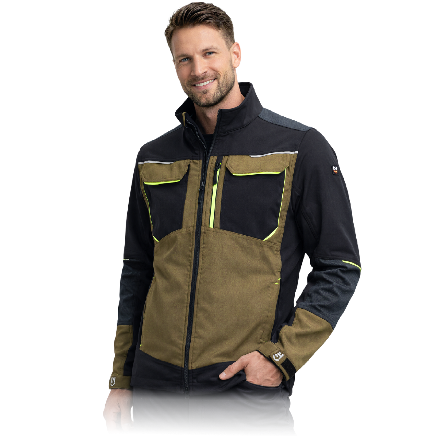 Darbo švarkas GREX, iš tampraus 4-Way Stretch audinio