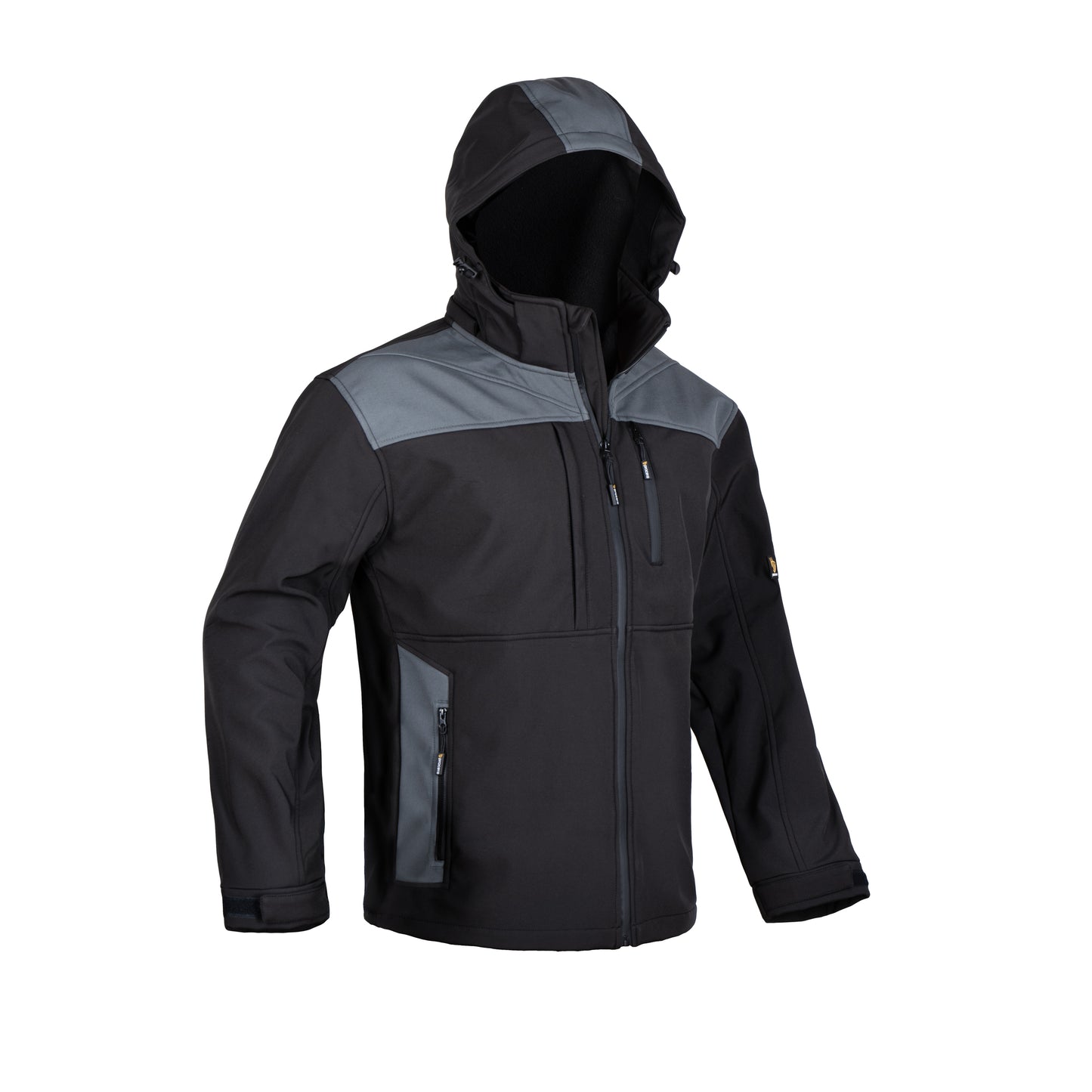 Universali vyriška SOFTSHELL striukė VOYAGER, su pilkos spalvos akcentais