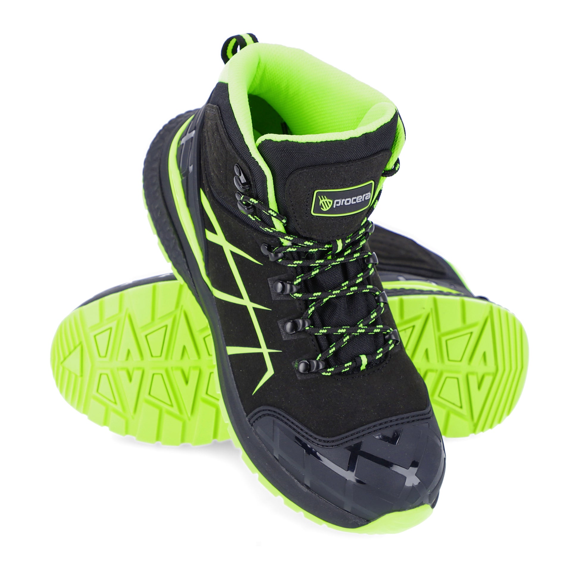 neslystantis ir atsparus kurui. Pirštų apsauga iš TPR (termoplastinės gumos) medžiagos suteikia papildomą apsaugą nuo smūgių ir nusidėvėjimo. Batai atitinka EN 20345:2022 standarto reikalavimus ir yra priskiriami prie S1PL SR kategorijos, užtikrinantys aukštą stabilumą vaikštant.