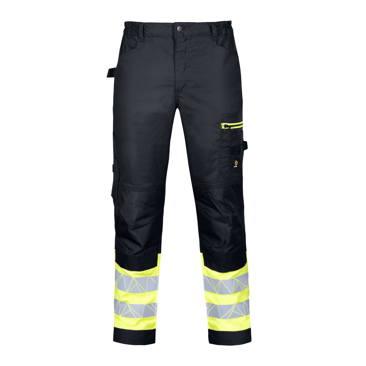 Elastingos darbo kelnės MEGAWORK BLUE, iš elastingo RIP-STOP audinio, ruda spalva