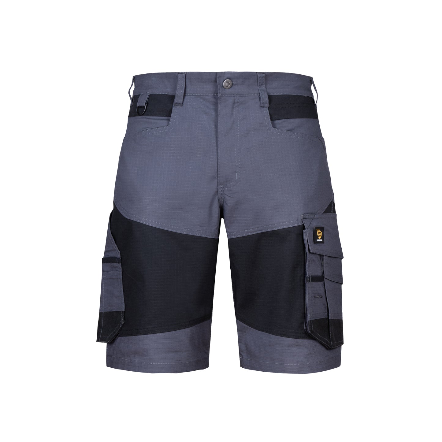 Elastingi ir Atsparūs darbo šortai BARI GRAY, plyšimui ir trinčiai atspari medžiaga