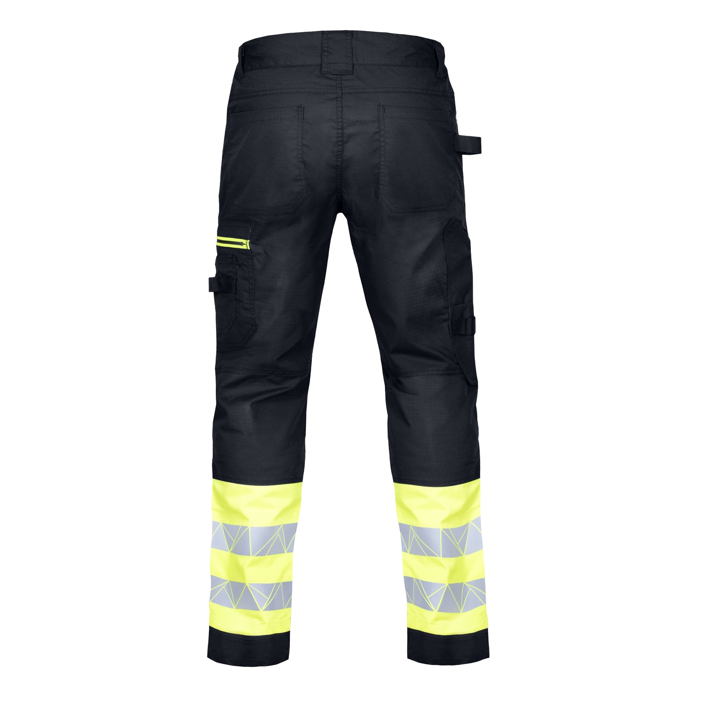 Elastingos darbo kelnės MEGAWORK BLUE, iš elastingo RIP-STOP audinio, ruda spalva