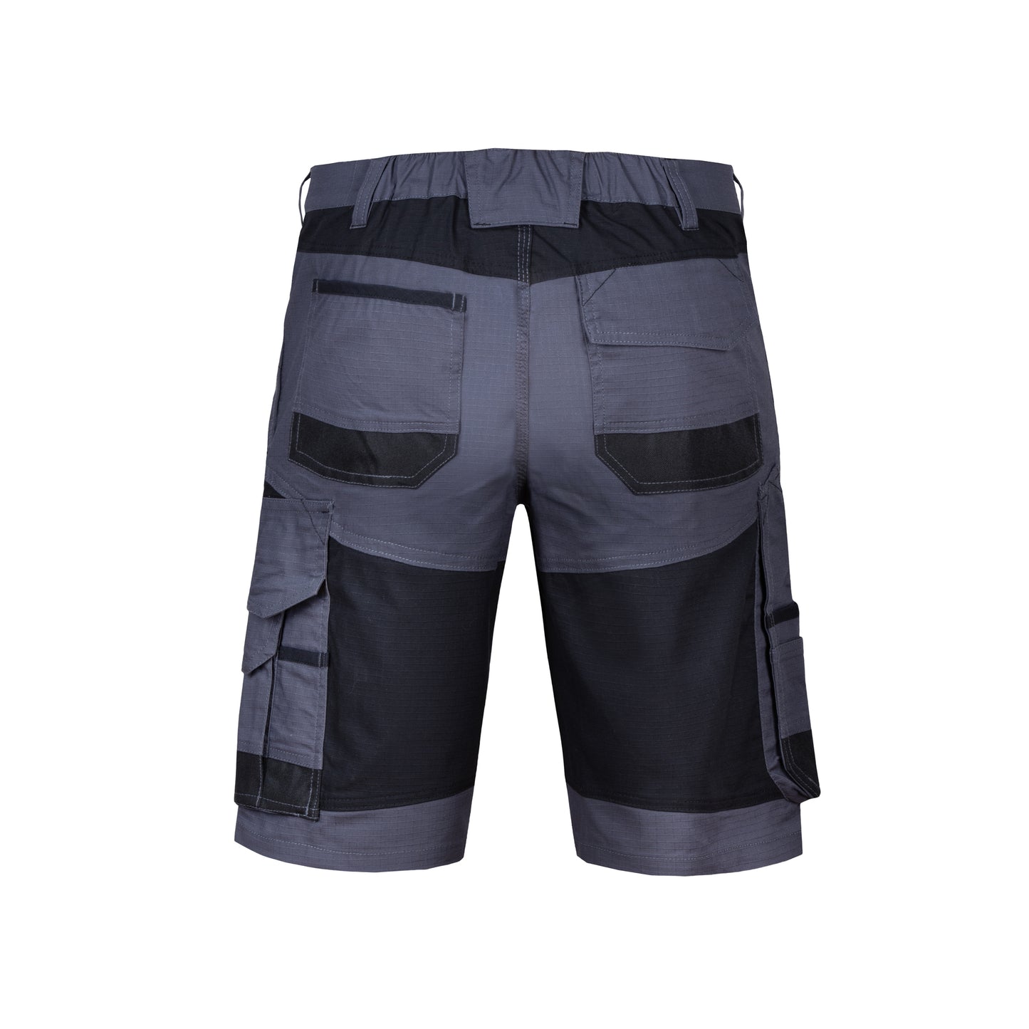 Elastingi ir Atsparūs darbo šortai BARI GRAY, plyšimui ir trinčiai atspari medžiaga