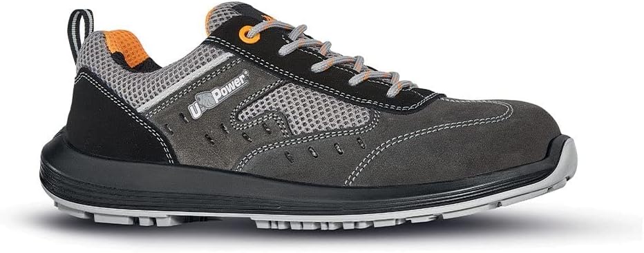 Aukštos kokybės odiniai darbo batai U-POWER SPRINT S1 ESD FO SR, itin lengvi, orui laidūs ir be metalo