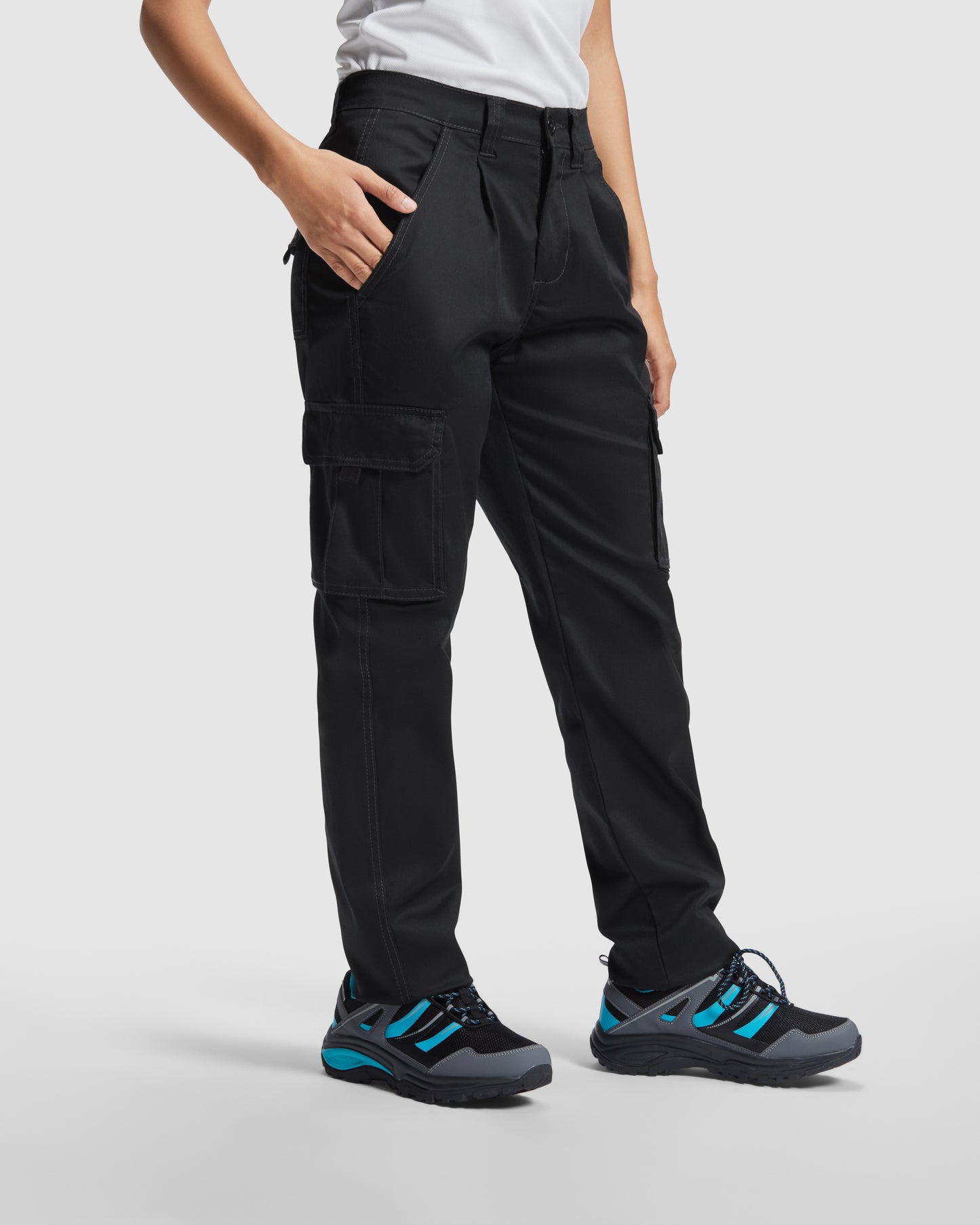 Elastingos moteriškos darbo kelnės DALY WOMAN STRETCH (4 spalvos)