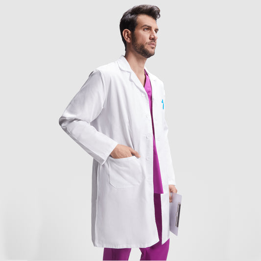 Universalus chalatas VACCINE MEN, ilgomis rankovėmis (įvairių spalvų)