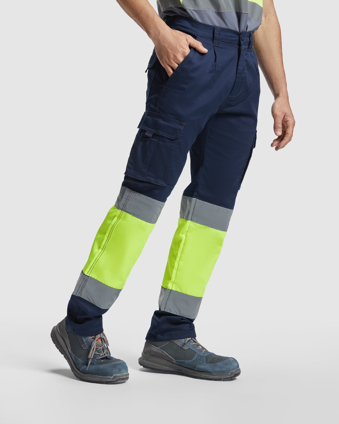 Vyriškos signalinės darbo kelnės DALY STRETCH HW (įvairių spalvų)