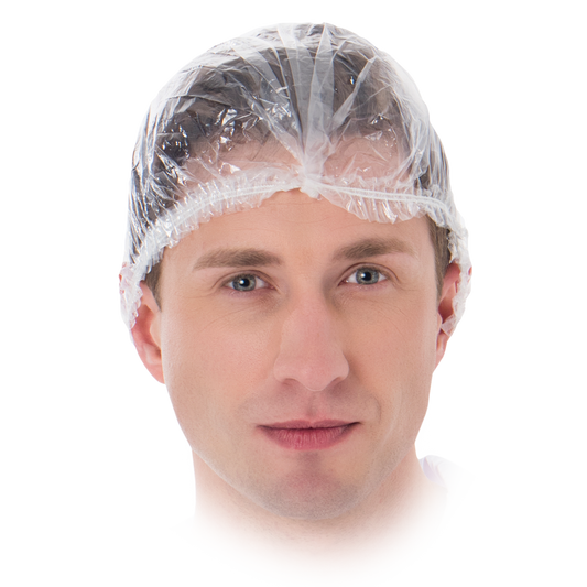 Disposable polyethylene caps (100 pcs.)