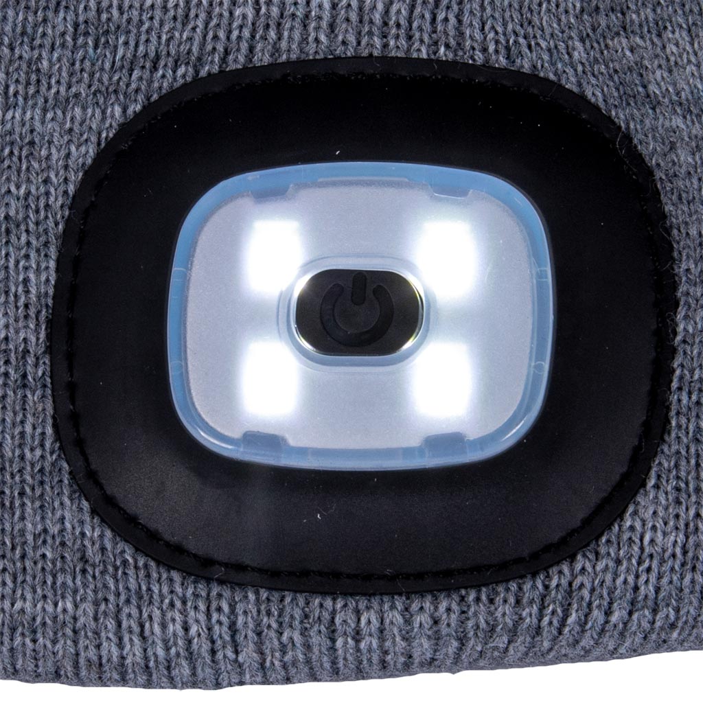 Megzta kepurė C-LED su LED apšvietimu (įvairių spalvų)