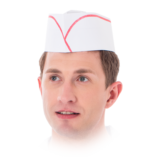 Paper chef hats PAP (100 pcs.)