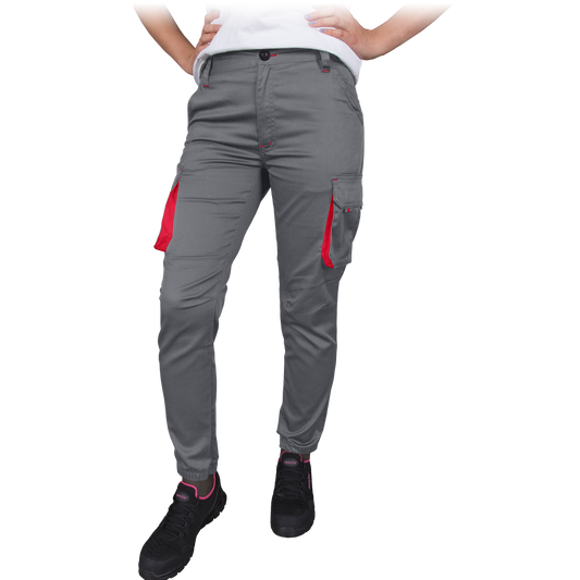 Women's elastic pants BAX-T BLACK