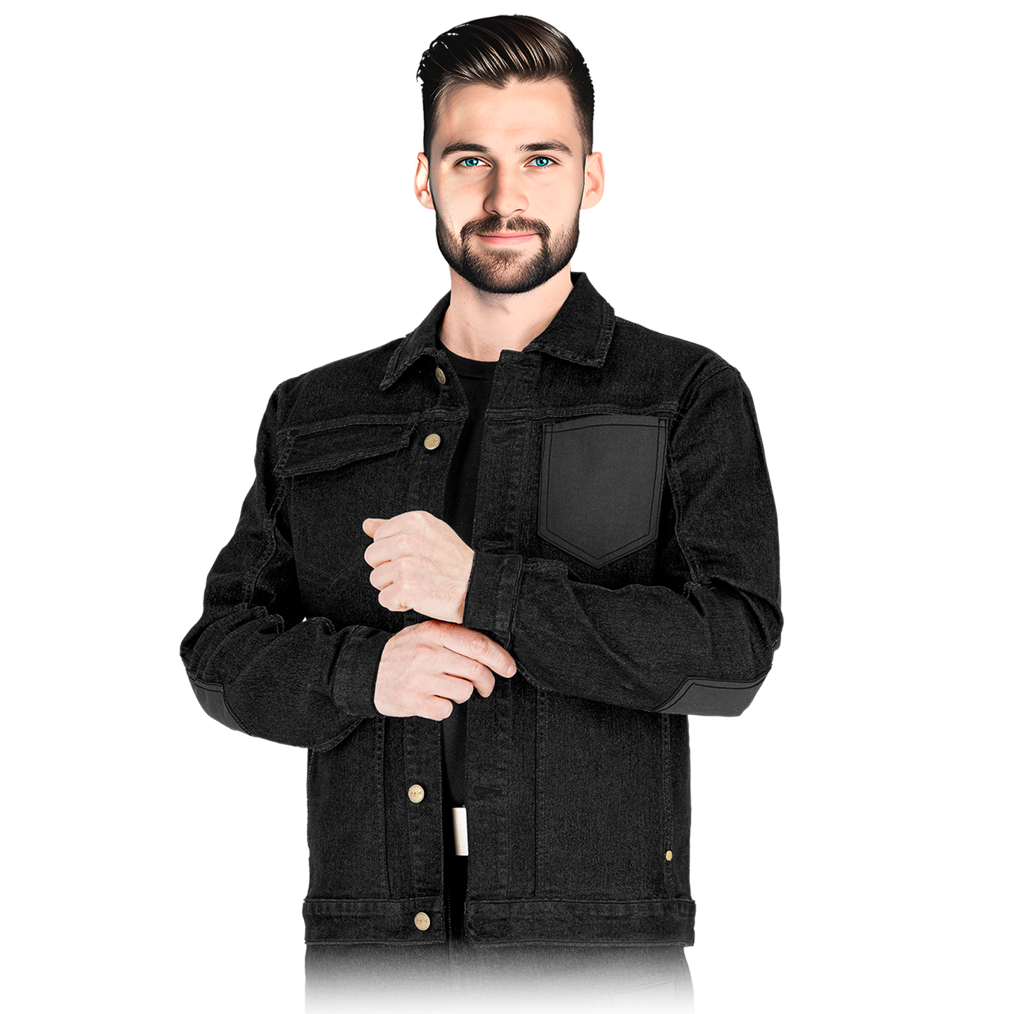 Džinsinis darbo švarkas JEANS Black