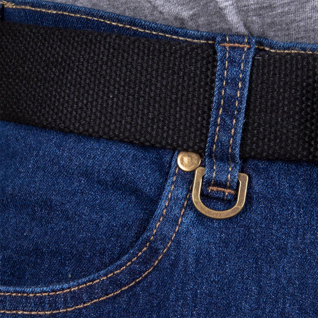 Elastingi džinsiniai darbo šortai JEAN BLUE