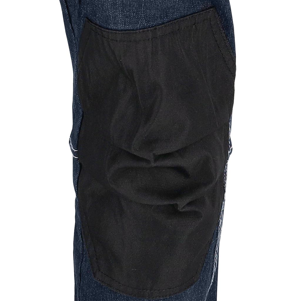 Itin tvirtos ir patogios džinsinės medžiagos darbo kelnės JEANS 415, su kabančiomis kišenėmis, mėlynos spalvos