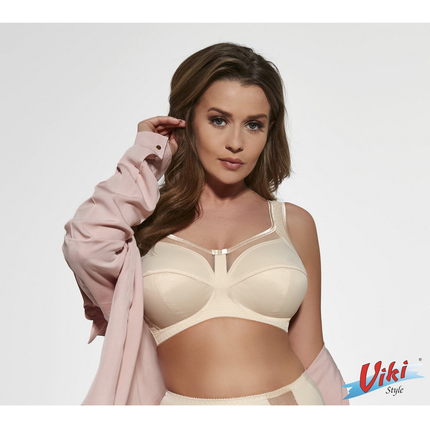 Non-wired bra VIKI 582 light brown
