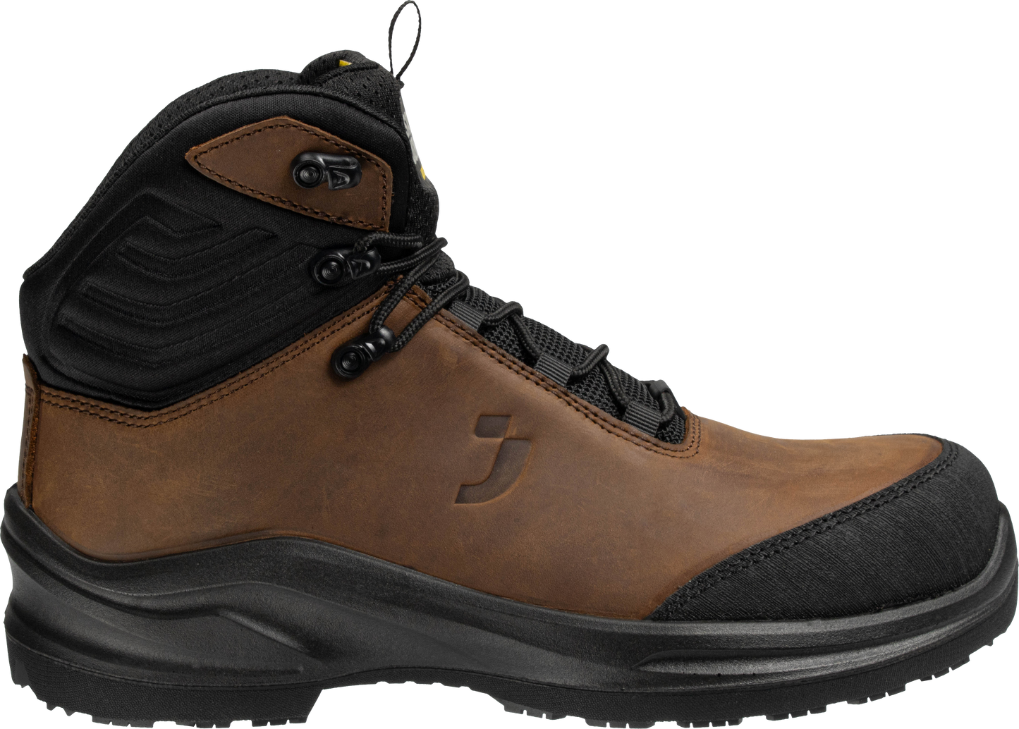 Ypatingai patogūs ir kokybiški odiniai darbo batai MODULO MID LEATHER S3S SR HI CI SC ESD FO, rudos spalvos