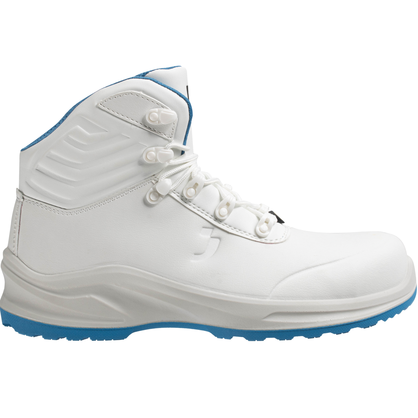 Ypatingai patogūs ir kokybiški odiniai darbo batai MODULO PURE WHITE MID, S3S SR HI CI SC ESD FO