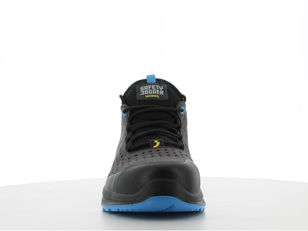 Itin patogūs ir pralaidūs orui darbo batai MODULO CARBON S1PS LOW, pilka spalva