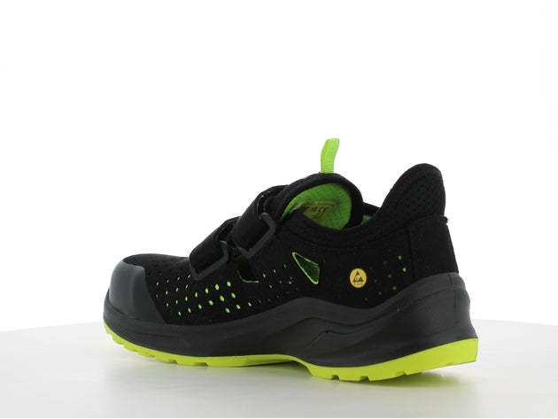 Aukštos kokybės itin patogūs ir orui pralaidūs sandalai MODULO S1PS SANDAL, juodos spalvos