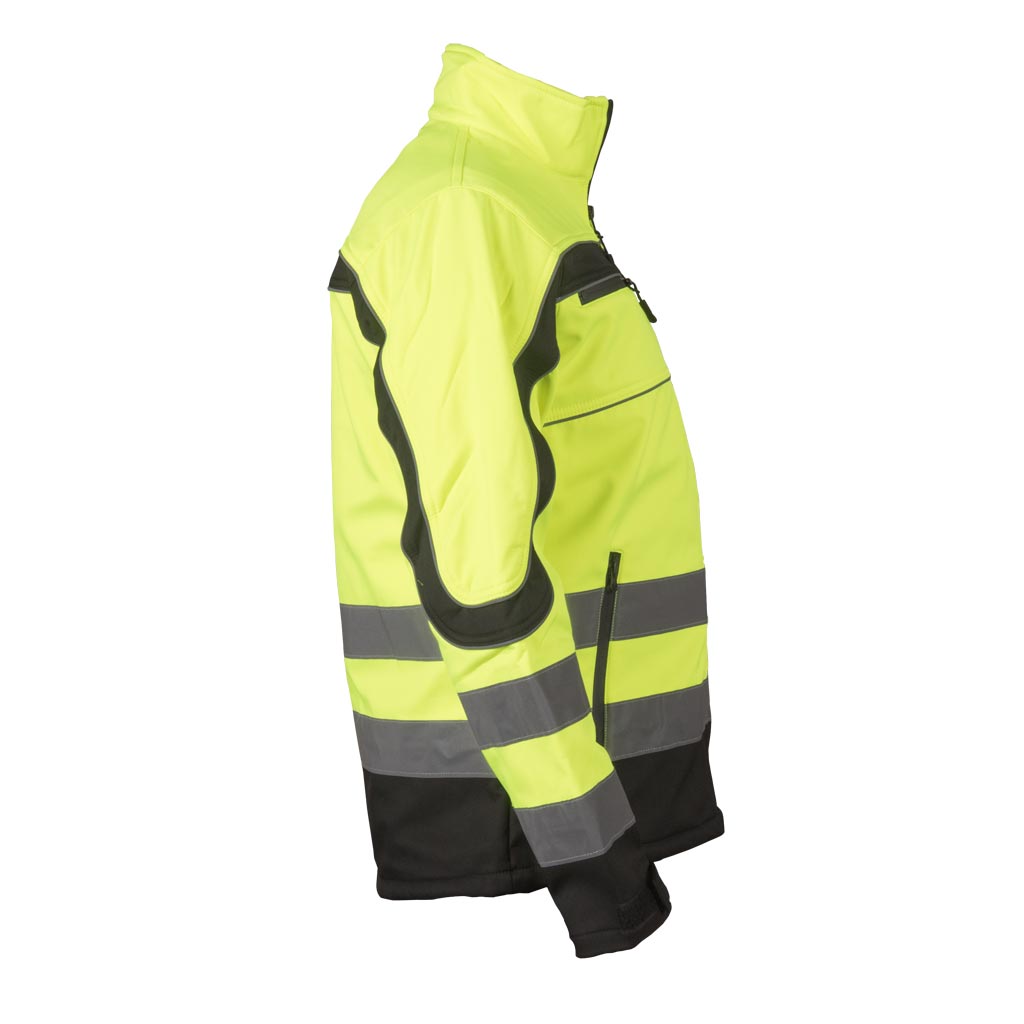 Signalinė striukė SOFTSHELL NEMO YELLOW