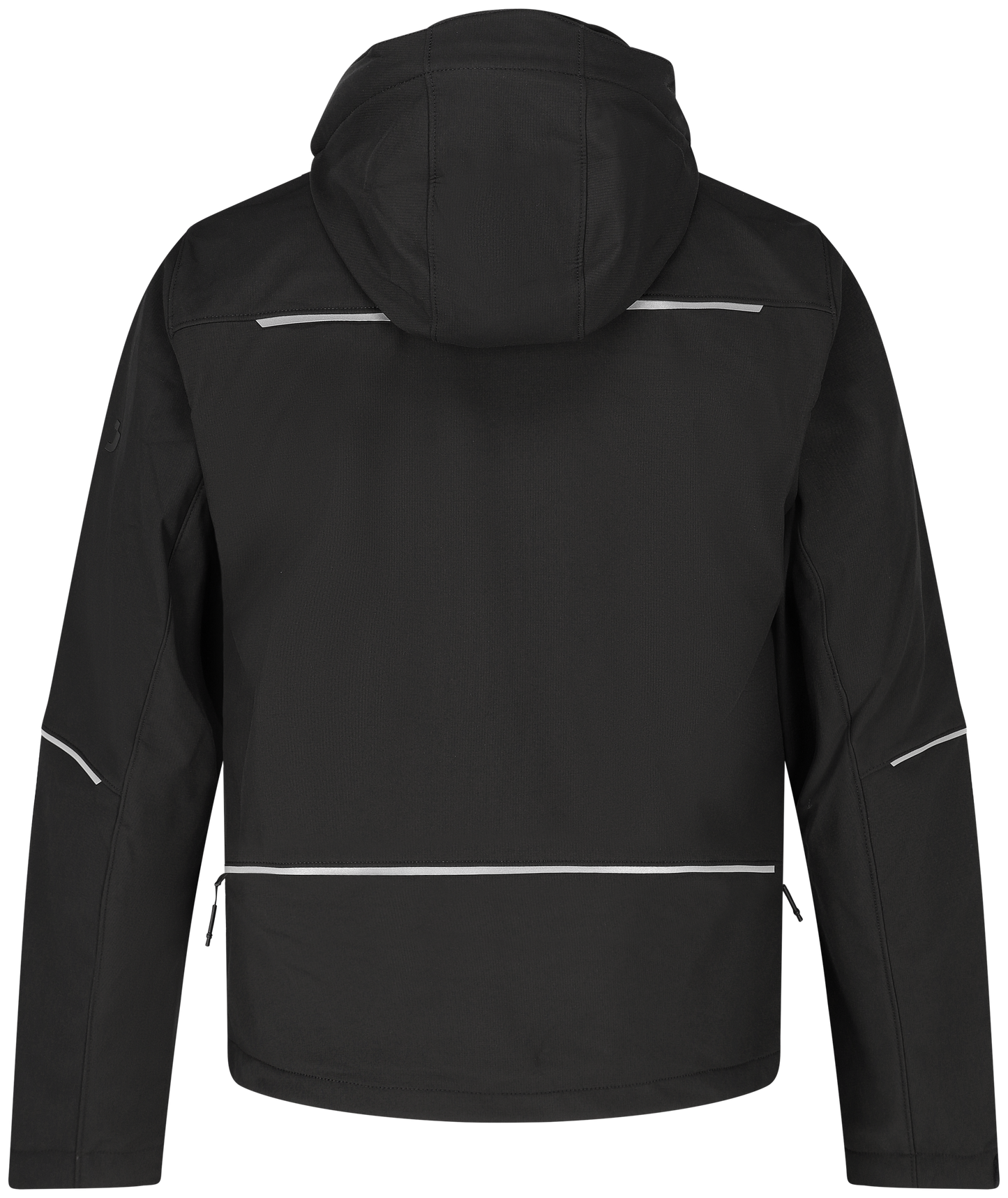 Moderni ir funkcionali striukė SJ OAK SOFTSHELL, atsparumas vandeniui 10 000 mm, juoda spalva