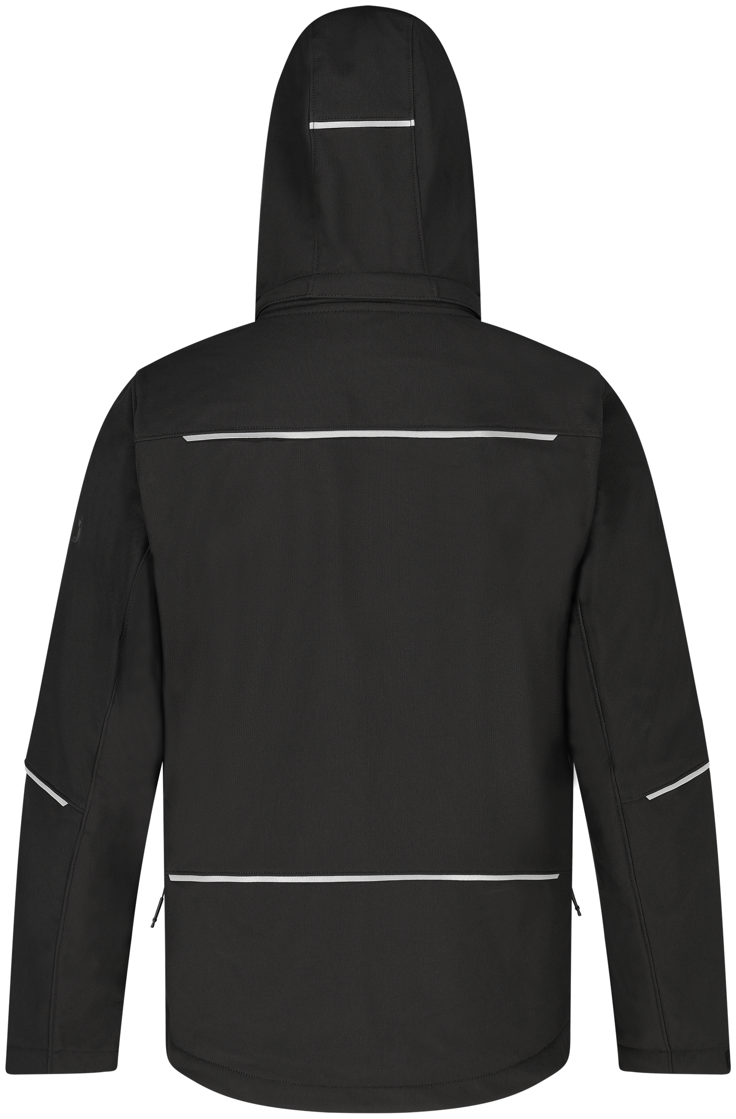 Moderni ir funkcionali striukė SJ OAK SOFTSHELL, atsparumas vandeniui 10 000 mm, juoda spalva