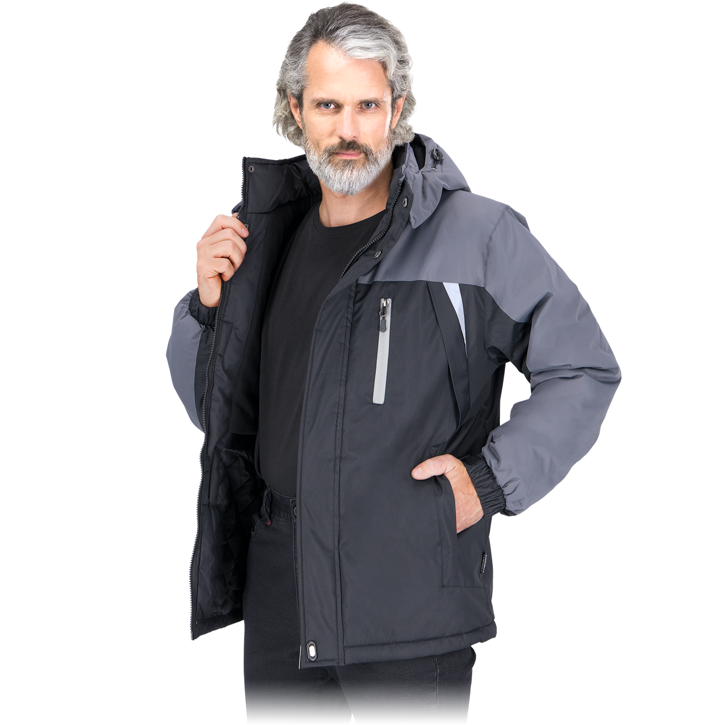 Men's winter jacket OSVALD, size M (defective)