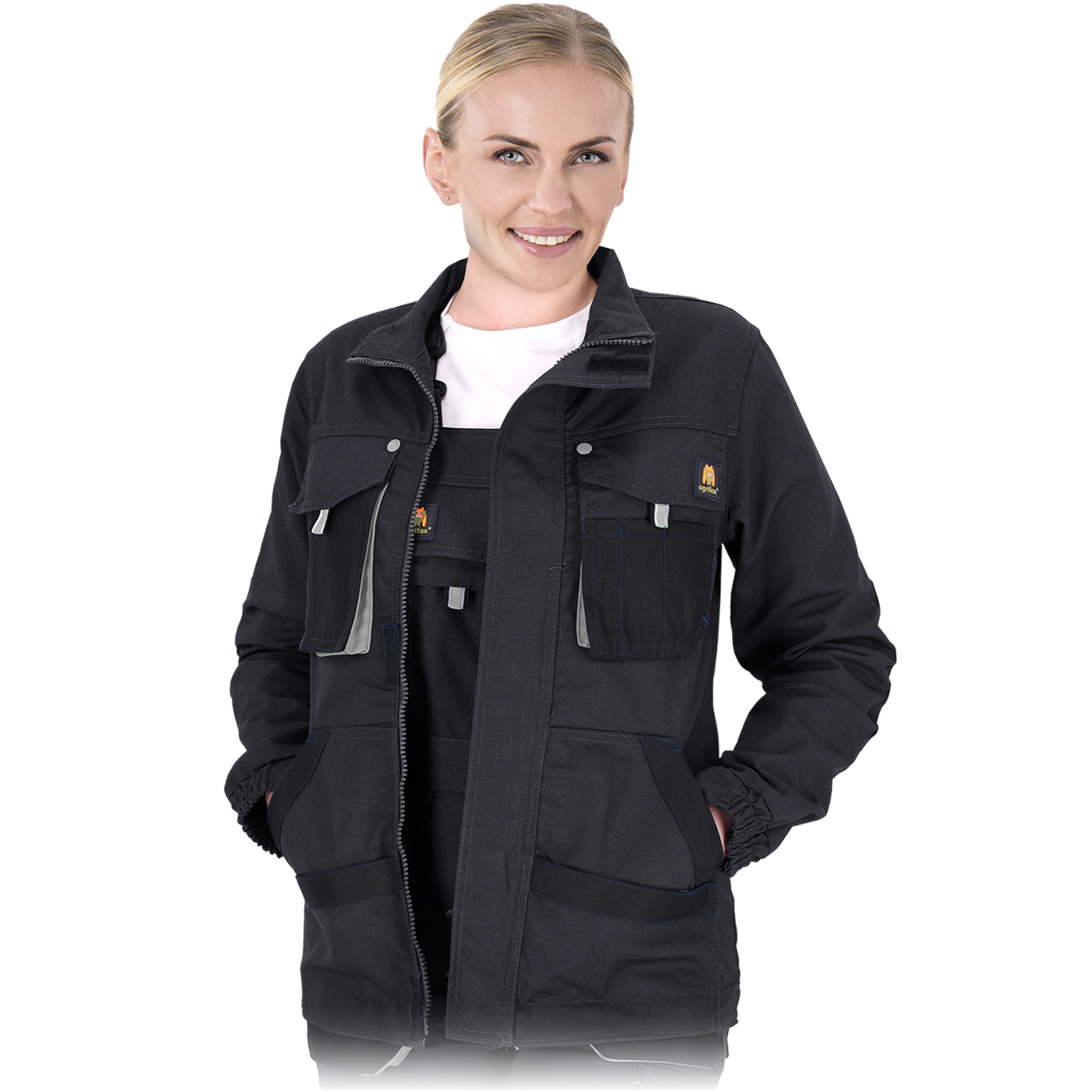 Women's work jacket FIO BLACK