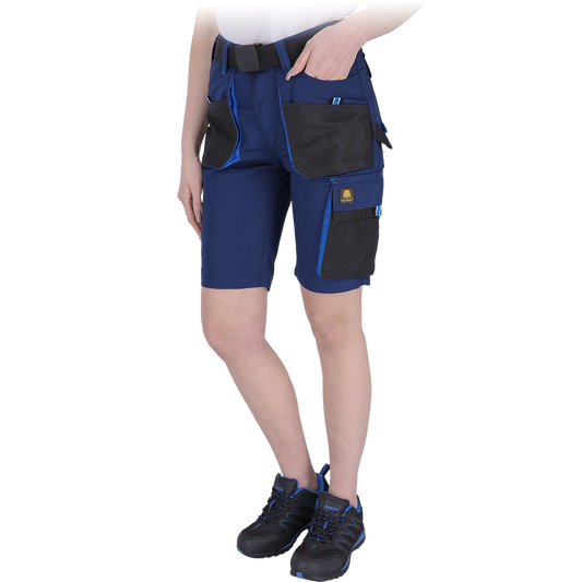 Women's shorts LAND Black-Green