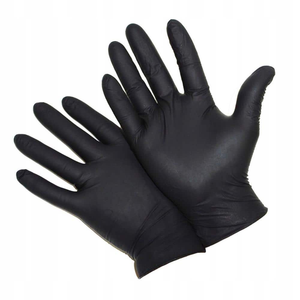Nitrilinės pirštinės MERCATOR MEDICAL NITRYLEX BLACK (100 vienetų)